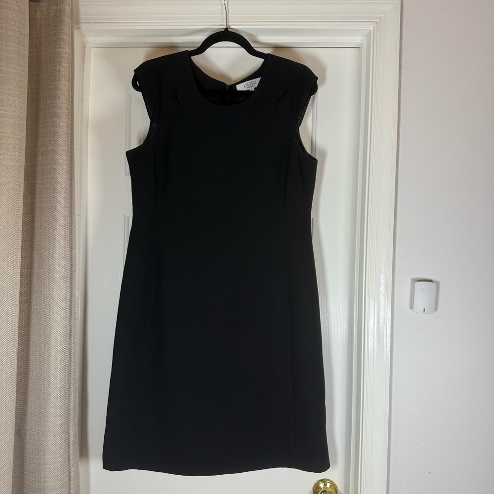 Kasper Little Black Sleeveless Dress Size 10